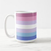 Mug Drapeau de la fierté de Bigender (Gauche)