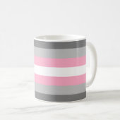 Mug Drapeau de la Fierté de Demigirl (Devant droit)