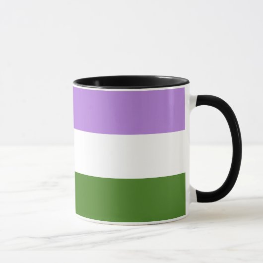 Mug Drapeau de la fierté de genre (Droite)