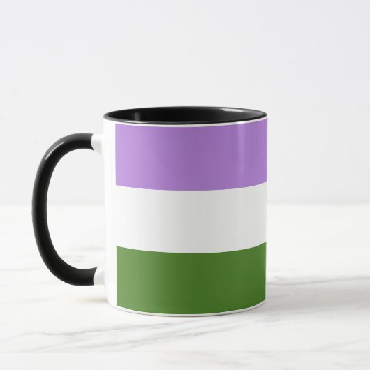 Mug Drapeau de la fierté de genre (Gauche)