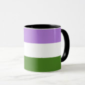 Mug Drapeau de la fierté de genre (Devant droit)