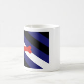 Mug Drapeau de la fierté de jeu de chiot (Centre)