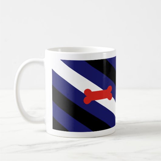 Mug Drapeau de la fierté de jeu de chiot (Gauche)
