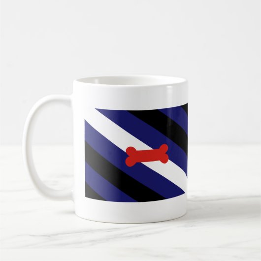 Mug Drapeau de la fierté de jeu de chiot (Gauche)