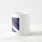 Mug Drapeau de la fierté de jeu de chiot (Centre)