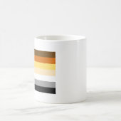Mug Drapeau de la fierté des ours (Centre)