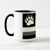 Mug Drapeau de la fierté des ours gays Patte d'ours (Gauche)
