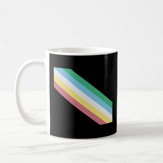 Mug Drapeau de la fierté d'invalidité (Gauche)