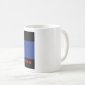 Mug Drapeau de la fierté du pied (Devant droit)