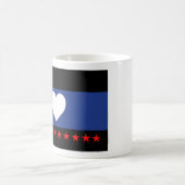 Mug Drapeau de la fierté du pied (Centre)