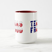 Mug Drapeau de la fierté du Texas (Centre)
