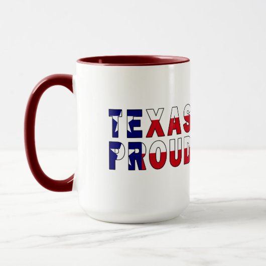 Mug Drapeau de la fierté du Texas (Gauche)