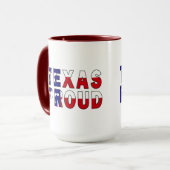 Mug Drapeau de la fierté du Texas (Devant gauche)