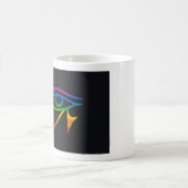 Mug Drapeau de la fierté gay goth (Centre)