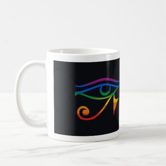 Mug Drapeau de la fierté gay goth (Gauche)