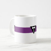 Mug Drapeau de la fierté lesbienne (Devant gauche)