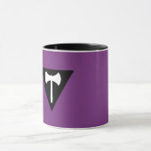 Mug Drapeau de la fierté lesbienne (Centre)