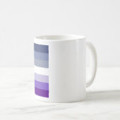 Mug Drapeau de la fierté lesbienne (Bouton) (Devant droit)