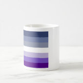 Mug Drapeau de la fierté lesbienne (Bouton) (Centre)
