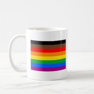 Mug Drapeau de la fierté LGBTQ (8 bandes)