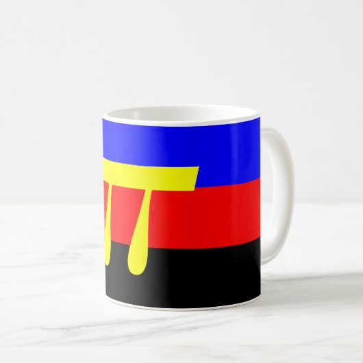 Mug Drapeau de la Fierté polyamérale (Devant droit)