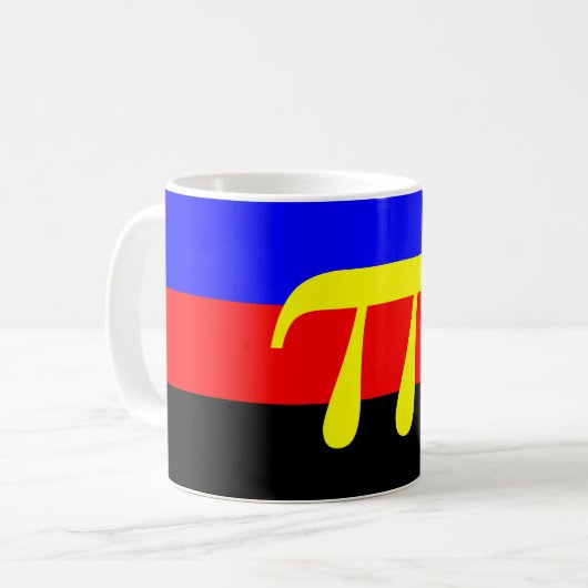 Mug Drapeau de la Fierté polyamérale (Devant gauche)