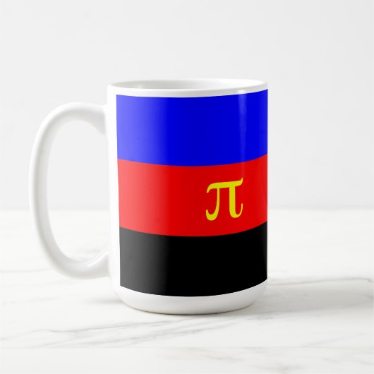 Mug Drapeau de la Fierté polyamérale (Gauche)