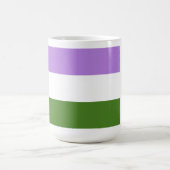 Mug Drapeau de la fierté queer (Centre)