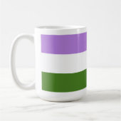 Mug Drapeau de la fierté queer (Gauche)