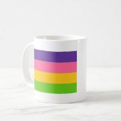 Mug Drapeau de la fierté sapphique (Devant gauche)