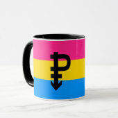 Mug Drapeau de la fierté transexuelle (Devant gauche)