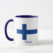 Mug Drapeau de la Finlande (Gauche)