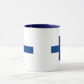 Mug Drapeau de la Finlande (Centre)
