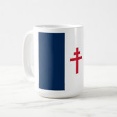 Mug Drapeau de la France libre (Devant gauche)