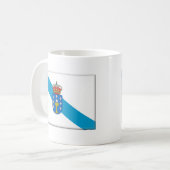 Mug Drapeau de la Galicie (Espagne) (Devant gauche)