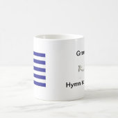 Mug Drapeau de la Grèce et nom de l'hymne (Centre)