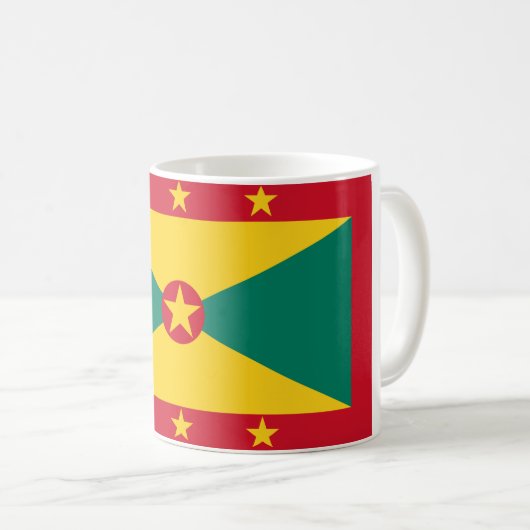 Mug Drapeau de la Grenade (Devant droit)