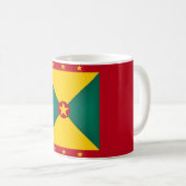 Mug Drapeau de la Grenade cool (Devant droit)