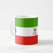 Mug Drapeau de la Guinée équatoriale (Devant gauche)