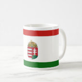 Mug drapeau de la Hongrie (Devant droit)