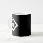 Mug Drapeau de la liberté de l'Ukraine Graffiti Symbol (Devant gauche)