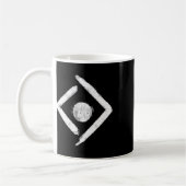 Mug Drapeau de la liberté de l'Ukraine Graffiti Symbol (Gauche)