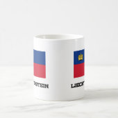 Mug Drapeau de la Liechtenstein (Centre)