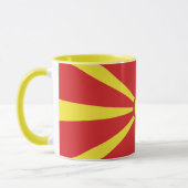 Mug Drapeau de la Macédoine du Nord (Gauche)