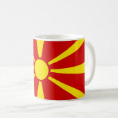 Mug Drapeau de la Macédoine du Nord (Devant droit)