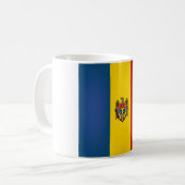 Mug Drapeau de la Moldavie cool (Devant gauche)