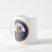 Mug Drapeau de la nation Chickasaw (Devant gauche)