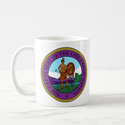 Mug Drapeau de la nation Chickasaw (Gauche)