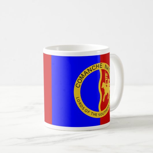 Mug Drapeau de la nation Comaanche (Devant droit)