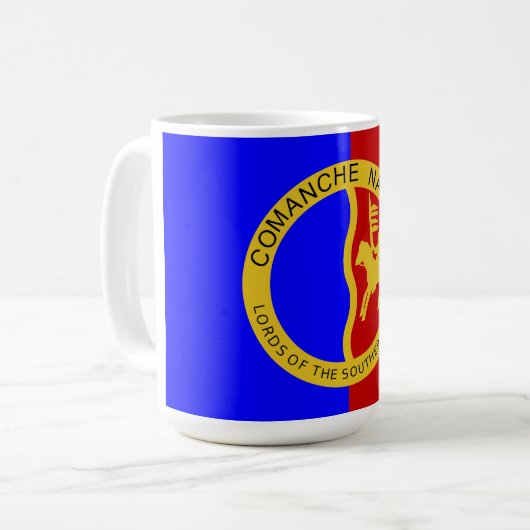 Mug Drapeau de la nation Comanche (Devant gauche)